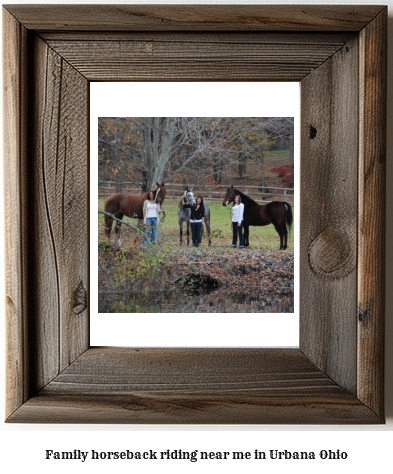 family horseback riding near me in Urbana, Ohio